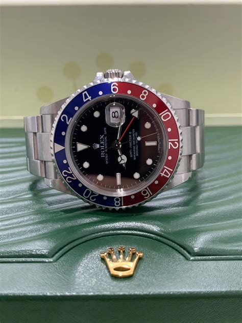 reloj rolex azul y rojo